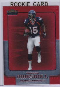 Brandon Marshall 2006 Topps Finest RC Football ROOKIE CARD Broncos Bears NY JETS - Bild 1 von 2