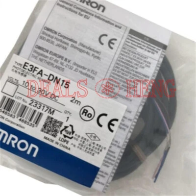 ONE Omron E3FA series photoelectric sensor E3FA-DN15 2M NEW - Image 1 of 4