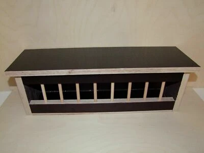 Taubentrog Hühnertrog Tauben Hühner Holz mit Deckel. Länge : 100 cm. - Bild 1 von 4