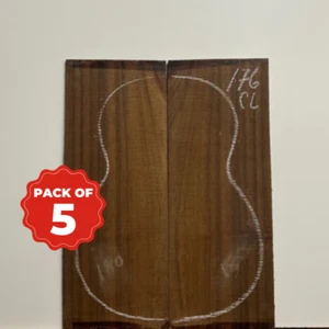 Pack Of 5 Indian Laurel Classical Guitar Back Set | Luthier Tone woods - Picture 1 of 1