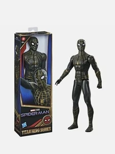 New Titan Hero Series Marvel Spider-Man Black & Gold 12" Action Figure - Picture 1 of 4