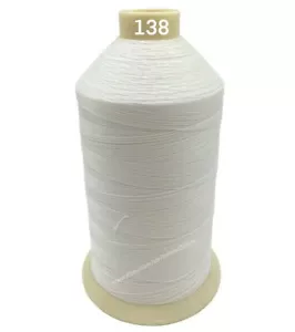 Industrial Sewing Machine Thread 1lbs 138 White Commercial Bounce House Repair - Picture 1 of 5