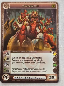 Chaotic - Yondaf - 2008 Holo Rare First Edition Chaotic TCG Card - Picture 1 of 5