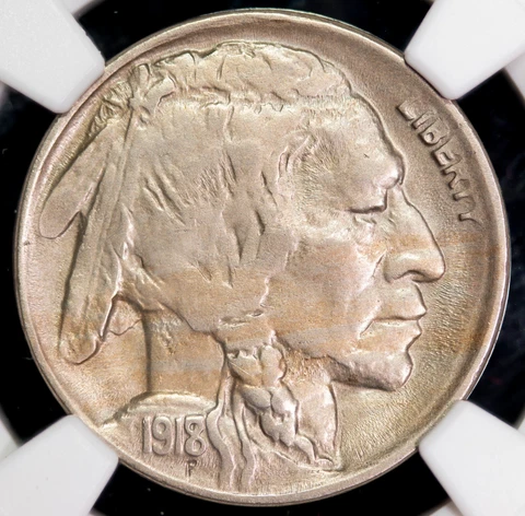 1918/7 D NGC AU55 Buffalo Nickel  Item#P16782 Cover