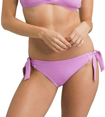 Novo com etiquetas prAna Daravy maiô com nervuras calcinha de biquíni, Violet Mist, tamanho M - Imagem 1 de 4