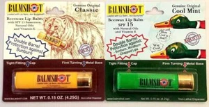 Mint Lip Balm Shotgun Shell Dispenser Pack of 2 SPF 15 Unique Gift USA Made - Picture 1 of 6