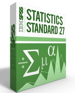 SPSS Statistics Grad Pack 27.0 Standard Windows or Mac 12 month License - Picture 1 of 1