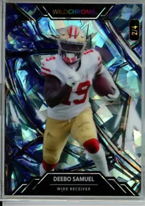 Deebo Samuel Promo 2023 Wild Card Wildchrome Chrome Refractor 49ers 2/4 - Picture 1 of 2