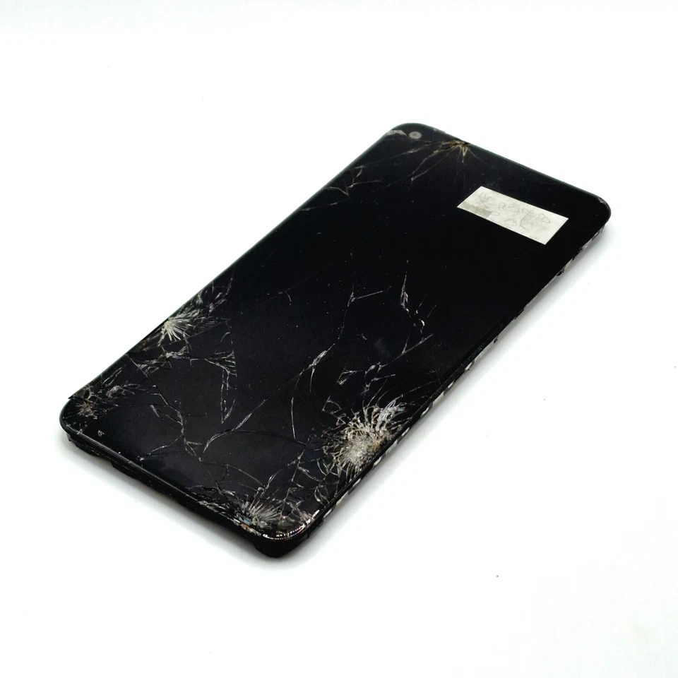 Original HTC Desire 20 Pro LCD mit zerbrochenem Glas, das LCD funktioniert  - Bild 1 von 2