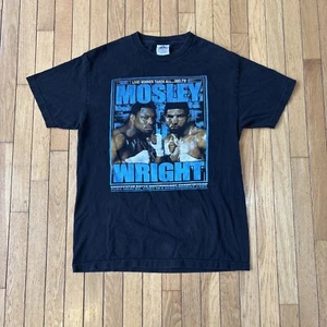 Maglietta Vintage Winky Wright Vs Sugar Shane Mosley GRANDE Boxe Promo Las Vegas - Foto 1 di 8