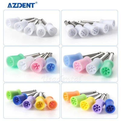 Dental Latch Type Rubber Polishing Cups Brushes Tooth Teeth Prophy Polisher - Image 1 of 4