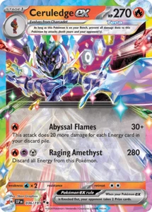 Pokemon TCG GCC Ceruledge ex SSP 036/191 ENG EXC/NM Surging Sparks REG - Imagen 1 de 1