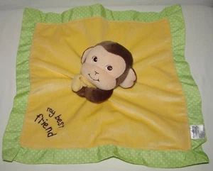 Garanimals Monkey Yellow Polka Dot My Best Friend Baby Security Blanket Lovey - Picture 1 of 4