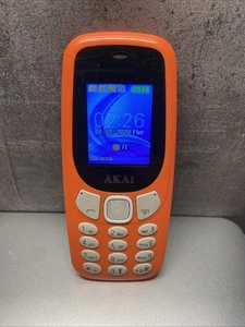 Akai akmf130s Telefono Dual Sim Cellulare Con Batteria Originale - Imagen 1 de 6