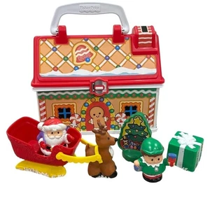 Fisher-Price Little People Navidad Pan de Jengibre Casa Set - Imagen 1 de 4