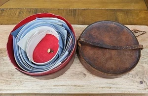 VINTAGE HERRENMODE x 9 HALSBÄNDER INKL. TRUBENISIERT, RADIAC - MIT LEDERETUI & KNOPF - Bild 1 von 23