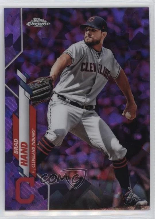 2020 Topps Chrome Sapphire Edition Purple /10 Brad Hand #101 - Image 1 of 2