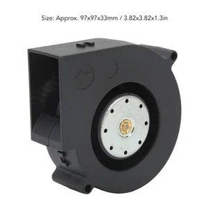Brushless Cooling Fan Dual Ball Bearing 7000RPM DC 12V 3.8A Centrifugal Blower - Afbeelding 1 van 12