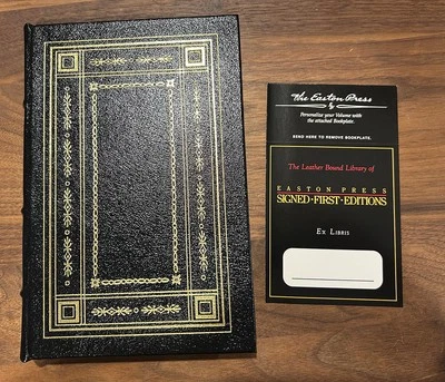 Easton Press: OUT OF CONTROL, Zbigniew Brzezinski SIGNED 1st Ed Leather Politics - Image 1 of 4