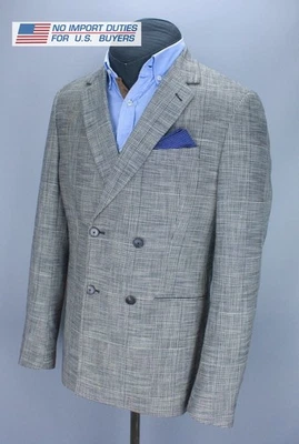 Reiss Double Breasted Prince Of Wales Check Blazer Jacket Size 40* Wool-Blend - Image 1 of 4