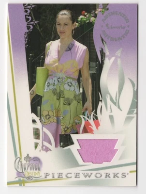 Alyssa Milano / Phoebe Inkworks Charmed Destiny Pieceworks Costume Card PW8 Pink - Image 1 of 2