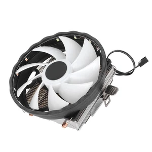 CPU Air Cooler Dual Heatpipes LED Light CPU Radiator Fans For 1150/1151/ NEW - Afbeelding 1 van 12