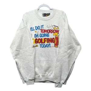 1991 I'll do it tomorrow im going golfing crewneck sweatshirt - Picture 1 of 5