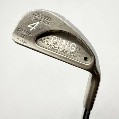 Ping Karsten II Black Dot Single 4 Iron Steel Shaft Right Hand 38.5” - Image 1 of 4