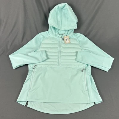 Chaqueta de golf Peter Millar para mujer sudadera con capucha fusión mediana CLST azul nueva con etiquetas precio de venta sugerido por el fabricante $250 Foto 1 de 4