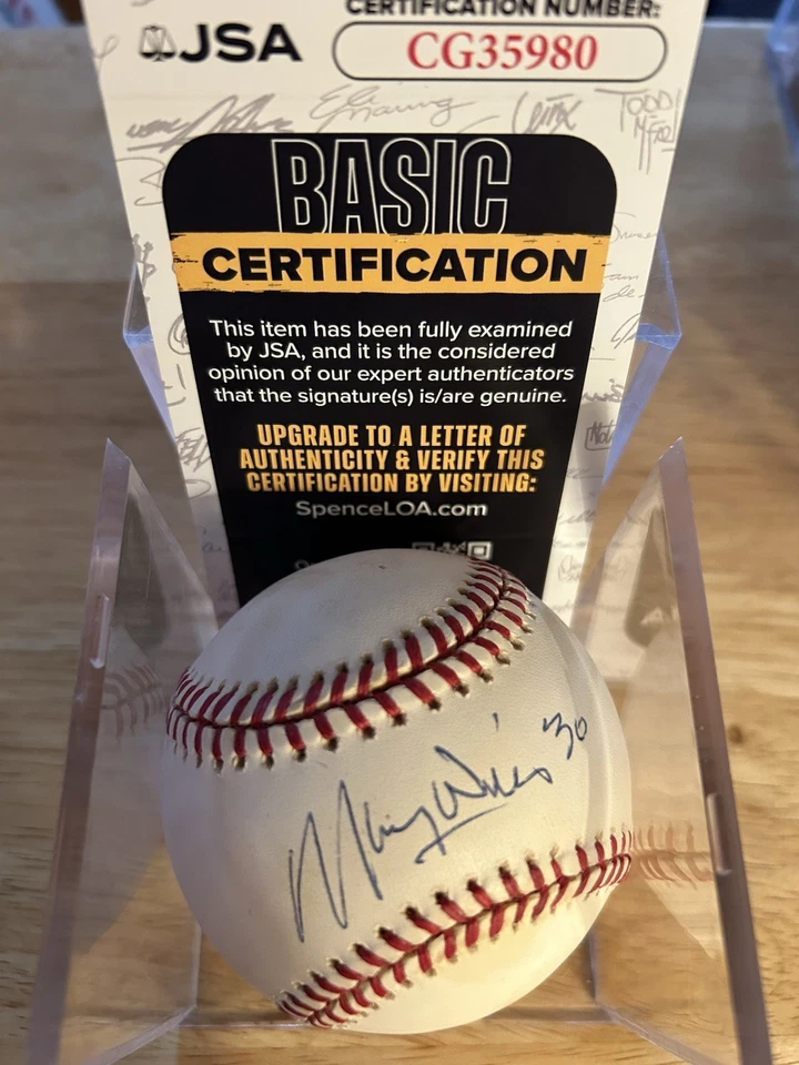 Maury Wills Autographed RON Baseball - JSA COA CG35980 - Image 1 of 1