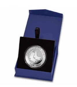 MLB Boston Red Sox 1 oz Silver Coin Boxed Authentic from APMEX From Jp - Picture 1 of 3