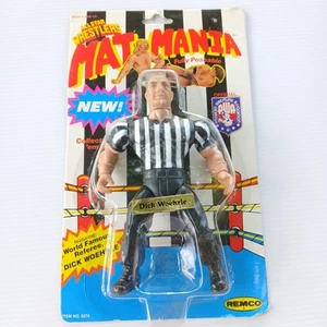 AWA Dick Woehrle MOC Remco All Star Wrestlers Mat Mania Referee 1985 Vintage - Picture 1 of 10