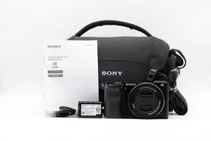 Sony Alpha A6000 24.3MP Camera Kit w/16-50mm OSS Lens f/3.5-5.6 - 1k Shots! - Picture 1 of 13