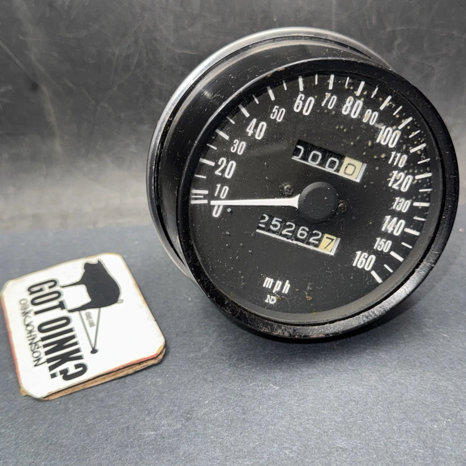 Kawasaki 1976-1977 KZ900 77-78 KZ1000 OEM 160mph Speedometer Speedo Gauge Clock - Image 1 of 4