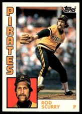 1984 Topps Tiffany Rod Scurry Pittsburgh Pirates #69