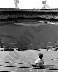 1970s Detroit Tigers Baseball Stadium Bleacher View Of Boy Alone 8x10 Photo - Picture 1 of 1