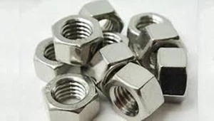 Stainless Steel Finish Hex Nuts NC 1/4-20, QTY-100 - Picture 1 of 1