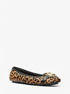 MICHAEL KORS Fulton Leopard Print Calf Hair Moccasin Shoes MSRP: $175.00 - Picture 1 of 3