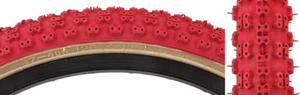 OLD SCHOOL BMX CST Cheng Shin Comp III 3 20x1.75" TIRE (1) RED/SKINWALL - Picture 1 of 1