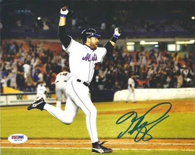 HOF Mika Piazza Signed Auto 8x10 Photo PSA/DNA Sticker New York Mets - Image 1 of 2