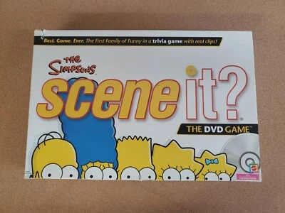 SIMPSONS EDITION SCENE IT? DVD Board Game (Screen Life/Mattel 2009) COMPLETE - Image 1 of 4