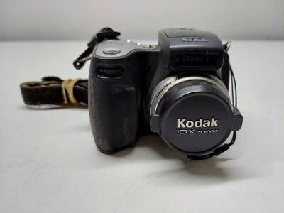 Kodak EasyShare DX6490 4.0MP Digital Camera Black Unknown Power Status FOR PARTS - Image 1 of 4