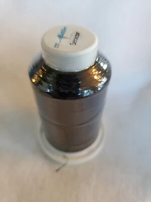 Mettler Seracor Serger Thread - Color 4000 Black 1094 Yards - Image 1 of 2