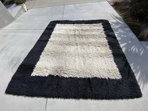 **PRICE DROP** Mid Century Modern Style Shag Rug 9’ X 7’ Retro Large - Picture 1 of 4