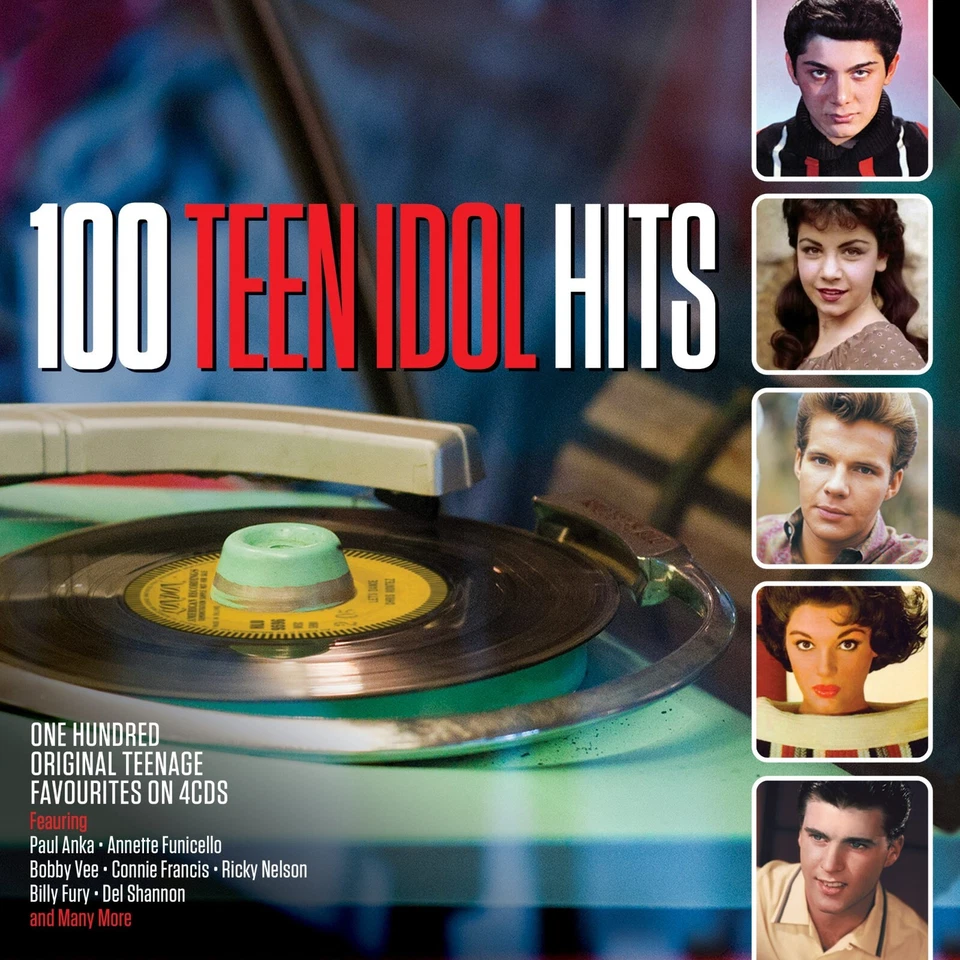 100 Teen Idol Hits - 100 Original Teenage Favourites On 4CD NEW/SEALED Foto 1 de 1