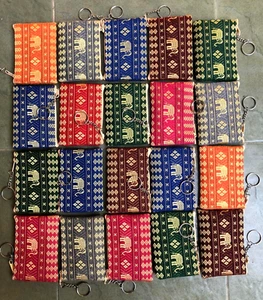 Carteras Monedas Bolsos 20 Cremallera Seda Llavero Mujeres Billetera Dije Elefante Regalo Llavero - Imagen 1 de 13