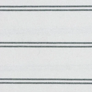 Toulouse Stripe Double Width Fabric Green | Grain Sack Style | Curtains - Picture 1 of 7