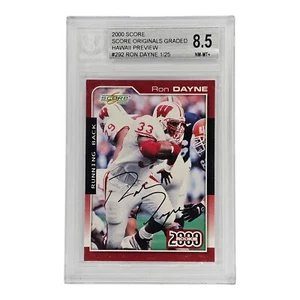 2000 Score Originals Graded Hawaii Preview Ron Dayne Rookie RC Auto /25 BGS 8.5 - Picture 1 of 2
