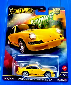 2025 NEW Hot Wheels Car Culture Porsche 911 Carrera RS 2.7 Real Riders - Picture 1 of 7