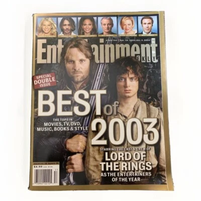 Entertainment Weekly Magazine Best of 2003 LOTR Double Issue #743/744 Mint/NM - Image 1 of 4